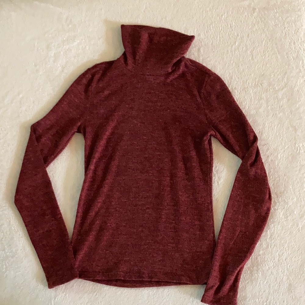 Tight knit turtle neck sweater